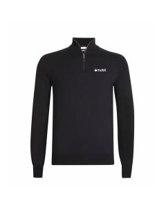 Tracker Pima Cotton Q-zip Black - Herre