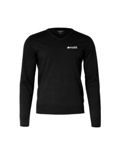 Brighton V-neck Black - Herre